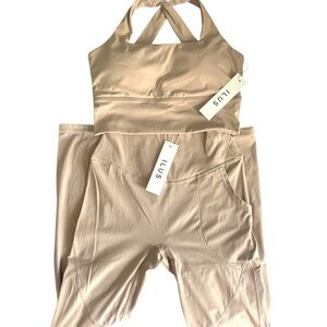 ILUS Beige Activewear Set